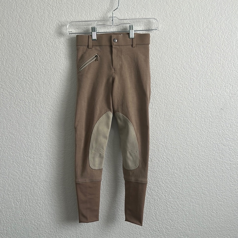 NWOT - Girls Khaki Horseback Riding Equestrian Breeches